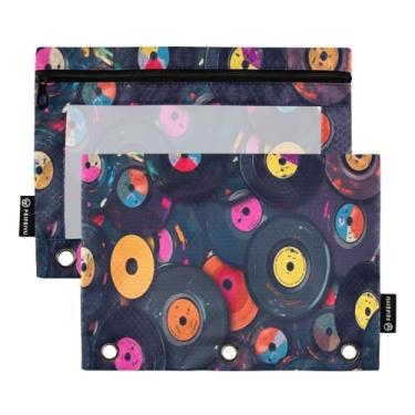 Imagem de Wassud Pastas de fichário com 3 furos, pastas de bolso com 3 furos, pasta organizadora de arquivos para escritório em casa, pacote com 2