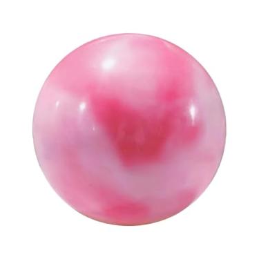 Imagem de YIJU Bola de Ginástica Rítmica Inflável e de 18 cm (7,09 polegadas) para Treinamento, Apresentação, Prática e Competição de Dança, Vermelho Nuvem