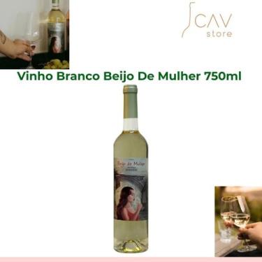 Imagem de Vinho Branco Beijo de Mulher 750ml Leve, Aromático e Irresistivelmente