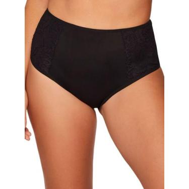 Imagem de Calcinha Hot Pant Triumph 45174 Feminina Renda e Microfibra T. P/SG, M