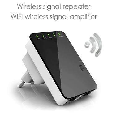 Imagem de Roteador repetidor sem fio wi-fi wr02  amplificador de alcance de sinal com plugue ue/eua/ru