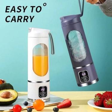Imagem de Espremedor portátil recarregável USB/Mini liquidificador/Mini triturad