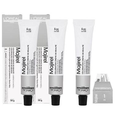 Imagem de Loreal Kit 3 Coloração Majirel 3 Castanho Escuro 50g - Loreal Professi