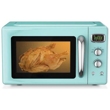 Imagem de Micro ondas Retro de Bancada 25 Litros Multifuncional, 900W, 110v, MAT EXPERT EB EP24453, Verde