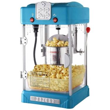 Imagem de Pipoqueira Elétrica Retrô com Panela de 73 mL e 25 Sacos para Servir 110V 330W, Great Northern, Azul