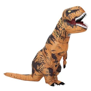 Imagem de Servllcell Inflatable Dinosaur Costume for Kids,Halloween Costumes T Rex Blow Up Costumes for Boys Girls,Funny Cosplay Party