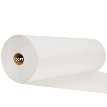 Imagem de HTVVETUR Vinil Branco Para Passar A Ferro, Rolo De 30 Cm Por M, Transferência Térmica Htv Rolos Camisetas, Máquina Corte Universal - Fácil Cortar E Remover (30 Branco)