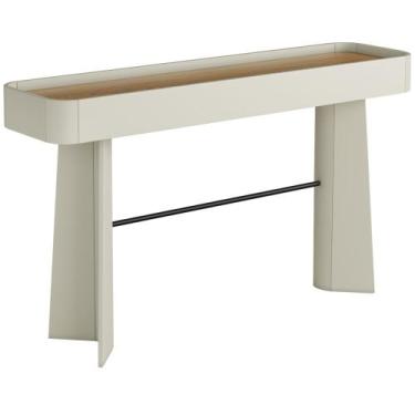 Imagem de Aparador Para Sala De Estar Orgânico Industrial Alef I03 Louro Luna Pr