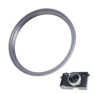 Imagem de Anel decorativo de metal para câmera digital Fuji X100/V/VI/F/T/S Micro SLR, anel adaptador de filtro de lente para acessórios de câmera Fujifilm X100/V/VI/F/T/S SLR (cinza)