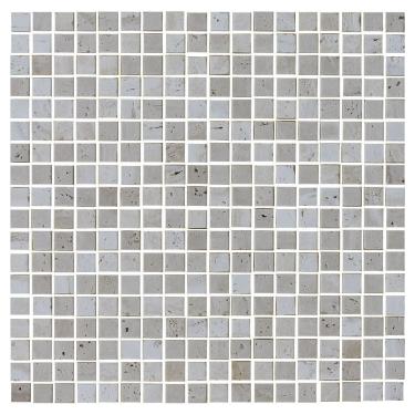 Imagem de Pastilha de Pedra Natural Travertino 1,5X1,5 Placa 30X30cm - 1314004006