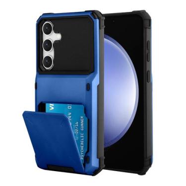 Imagem de Capa tipo carteira Marphe para Samsung Galaxy S23 FE com compartimento