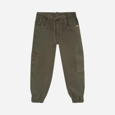 Imagem de Calça Infantil Menino Jogger Em Sarja - Malwee Kids-Masculino