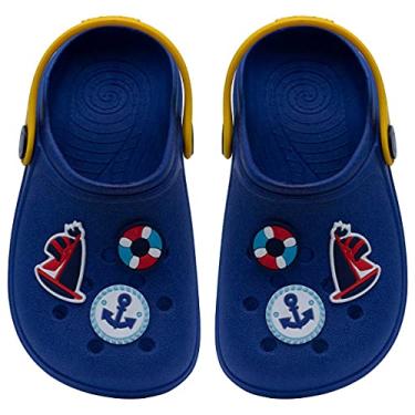 Imagem de Babuche Infantil Menino Marinheiro 12.15 (Azul Royal, 21/22)