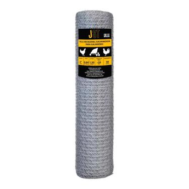 Imagem de Tela Galinheiro Galvanizada 1,50m x 50m – Fio 23 – Malha 2 Polegadas  – JST