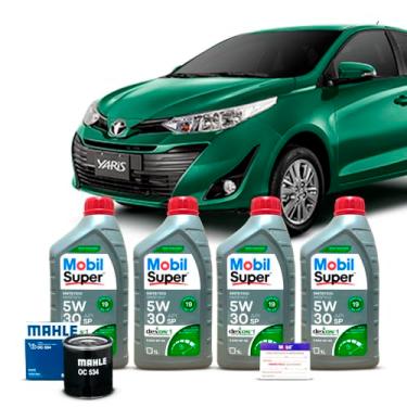 Imagem de Kit Troca de Oleo 5w30 e Filtro Toyota Yaris 1.5 16V 2018 a 2025