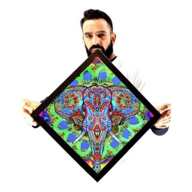 Imagem de Quadro Prisma Mandala Da Prosperidade Ganesha - Fanarte