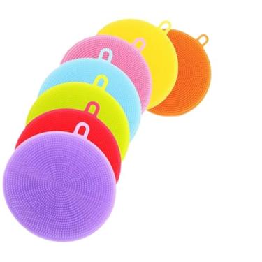 Imagem de Esponjas Silicone Lavar Louça 1 Unidade Antibacteriana Bucha Louça Cozinha
