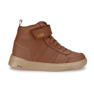 Imagem de Abotinado de Couro Infantil Menino Bibi New Way Marrom