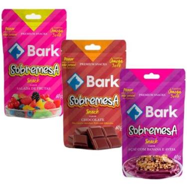 Imagem de Bark Kit Snacks Petiscos Sobremesa Cães Cachorros - 3 X 60g