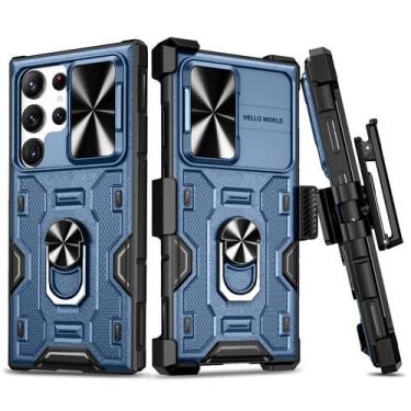 Imagem de Capa VEGO para Samsung Galaxy S23 Ultra com suporte e clipe de cinto