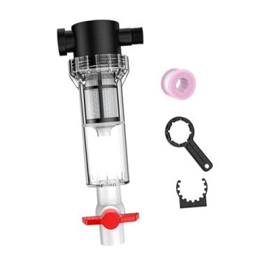 Imagem de Baoblaze Filtro interno para aquário, coletor de drenagem, limpador, anel de vedação de silicone à prova de vazamentos, rosca de 1/2" eficiente, filtro de, Malha 80