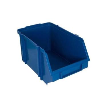 Imagem de Caixa Box Gaveteiro Industrial Bin Azul N5 12X15X23CM - Caixaplast
