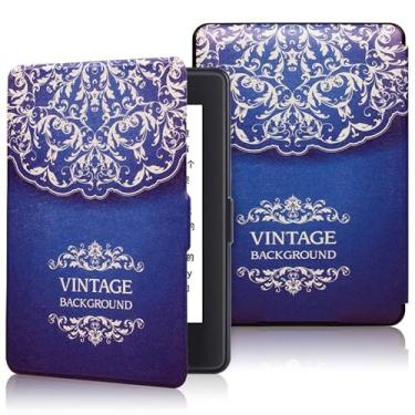 Imagem de GUKSRASO Capa para 6" Kindle 11ª Geração (2024/2022, Modelo: C2V2L3 & RS23CV), Capa Protetora Pintada com de Despertar/Repouso Automático