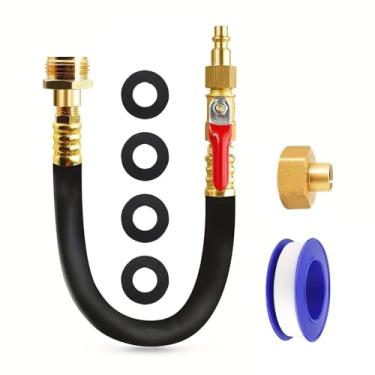 Imagem de Hilitand Kit de Inverno para RV de 16,9 Polegadas Com Válvula de Corte, Adaptador de Sopro de 300 PSI para Sistemas de Sprinklers e Proteção para Tubulação de água de Barco RV contra