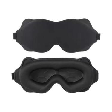 Imagem de Máscara De Dormir 6D, Bloqueia a Luz, Máscara Macia Para Viagem, Auxíl