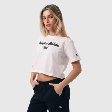 Imagem de Camiseta cropped champion athletic feminina club ink, M