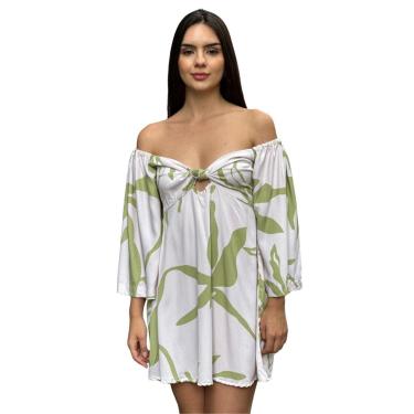 Imagem de Vestido Curto Estampado Lurdes Usenagai-Feminino