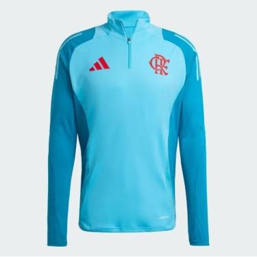 Imagem de Moletom Flamengo Treino Atleta Adidas 2025 JE6629-Masculino