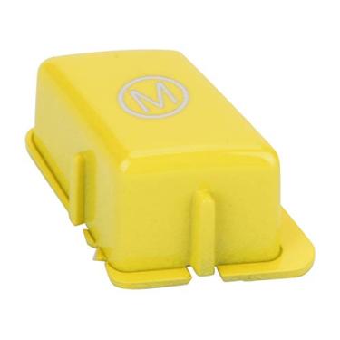 Imagem de Capa de botão de volante M Mode capa de botão para volante decoração moldura amarela