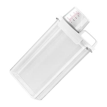 Imagem de Dispensador de detergente para roupas, dispensador de grãos secos para pó de lavanderia para farinha de nozes, 2,3L