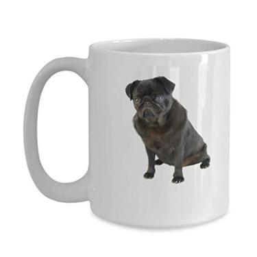 Imagem de Caneca de café Pug - Caneca de café de 444 ml