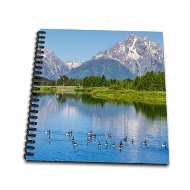 Imagem de 3dRose Caderno pequeno lago no parque nacional Grand Teton, Wyoming, EUA (db_260657_2)