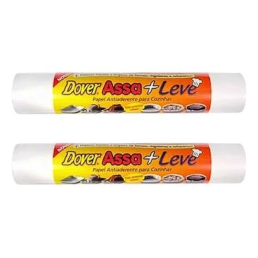 Imagem de Papel Antiaderente Dover Assa Mais Leve 30cm X 20m - Kit 2un