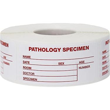Imagem de Patology Specimen Medical Healthcare Labels 1,125 x 2,375 polegadas 500 etiquetas no total