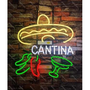 Imagem de Hvkeer Letreiros De Neon Para Cerveja, Bar, Cantina, Vidro, Escritório, Hotel, Pub, Café, Festa Aniversário, Caverna Do Homem, Arte, Luzes Parede, 24 X 20"
