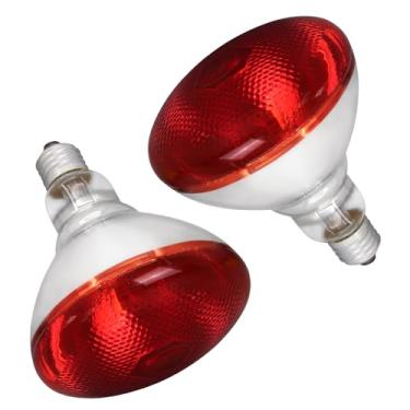 Imagem de Abustle pig Lâmpada De Aquecimento Infravermelho Para Galinhas - Aquecedora Chocadeira 250 W, Lâmpadas Refletoras Infravermelhas Galinheiro, Pintinhos, Animais Estimação, Répteis, Vidro Par38, 1 Pac