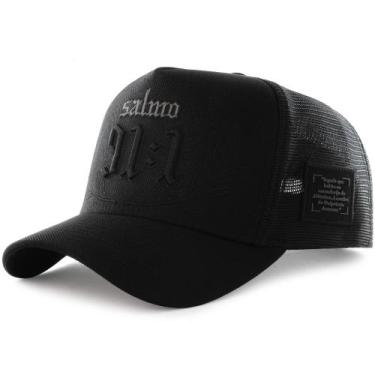 Imagem de Boné Sacudido's Salmo 91:1 Bordado - Preto - Sacudidos