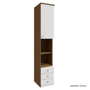 Imagem de Guarda Roupa Modulado Lateral 01 Porta com 245cm de Altura 03 Gaveta S