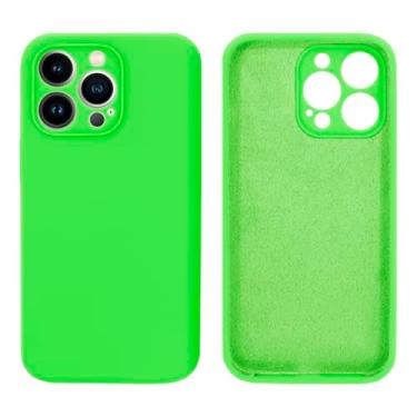 Imagem de Capinha Compativel com iPhone 14 Pro Max Com Proteção de Câmera em Silicone com Interior Aveludado