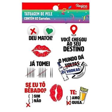 Imagem de Tatuagem De Carnaval Regina Diver 2un De Cartelas