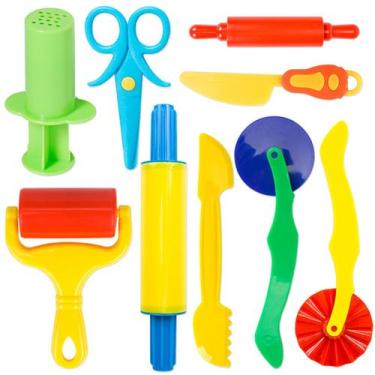 Imagem de Kit de ferramentas Playdough iShyan, 9 peças básicas para crianças com