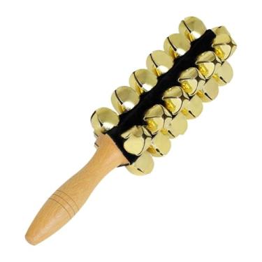 Imagem de KiBcsLic 25 sinos de trenó brinquedo de aprendizagem musical com alça chocalho instrumento de percussão para aniversário natal feriados casamento