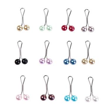 Imagem de Clipes de cachecol Hijab na moda doce cachecol muçulmano clipes de xale joias de festa para s lenço de seda fivela U, I, Metal, Sem Pedra Preciosa