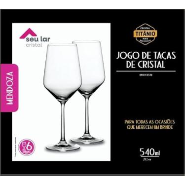 Imagem de TAÇA DE CRISTAL 540 ML KIT C/6 SEU LAR