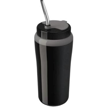 Imagem de Copo Térmico Tererê 650ml Parede Dupla Tampa E Bomba Inox - Unitermi, 