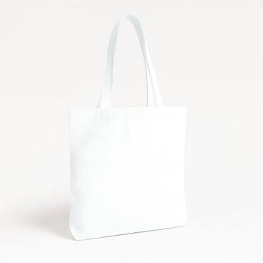 Imagem de Cottingon Sacolas brancas de algodão 41 x 38 cm, pacote com 24 sacolas de compras de supermercado leves e reutilizáveis, bolsas médias de tecido para artesanato, faça você mesmo, promoções